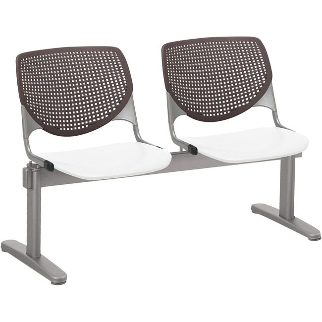 KFI Seating Beamseat 2SEAT Brown/White KFI2300BEAM2188