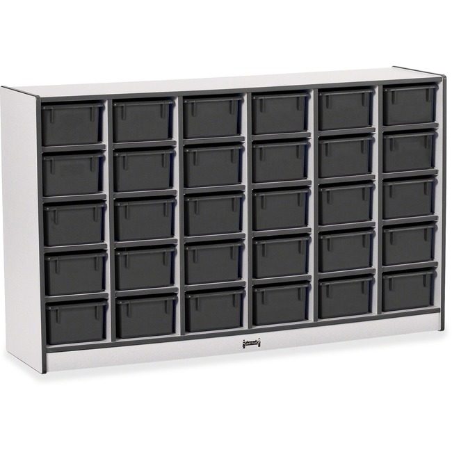 Jonti-Craft, Inc. Cubbie 30 TRAY With Bins Black JNT0431JCWW180