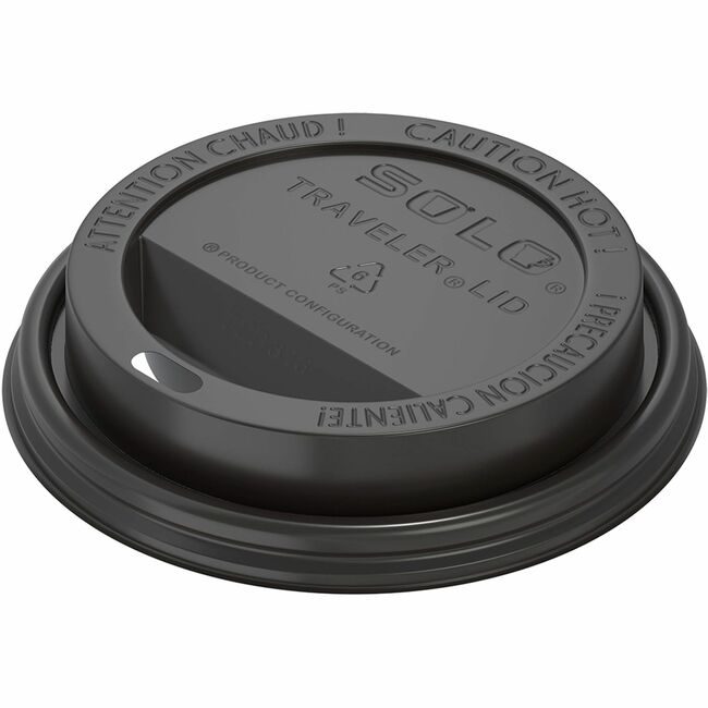 Dart Container Corporation Solo Lid Dome Hot Cup Black SCCTLB316-0004