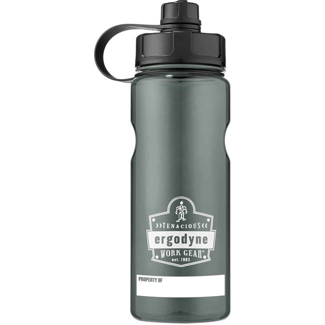 Ergodyne Water Bottle 1 LTR Black EGO13152