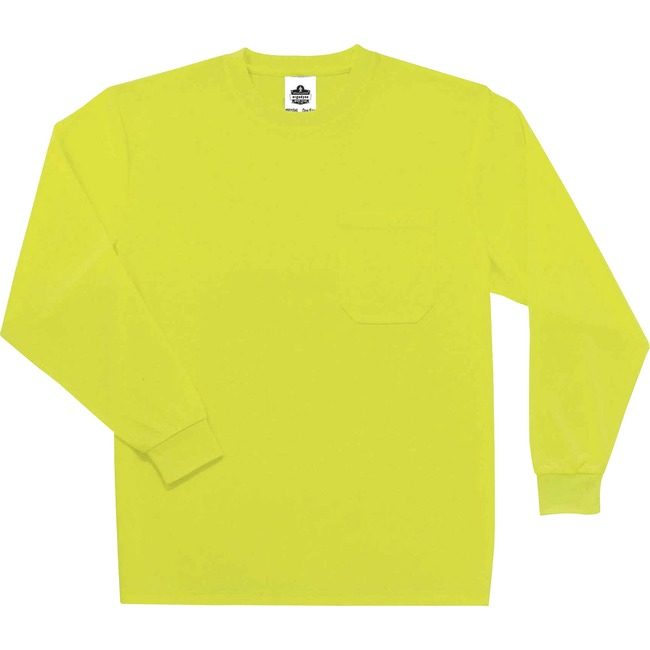 Ergodyne T-Shirt Long Sleeve M Lime EGO21583