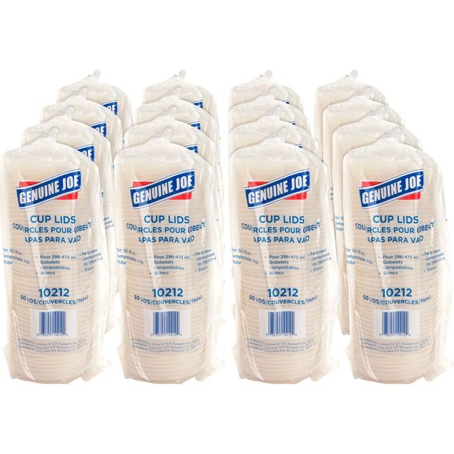 Genuine Joe Lid Cup 10-16 OZ GJO10212CT