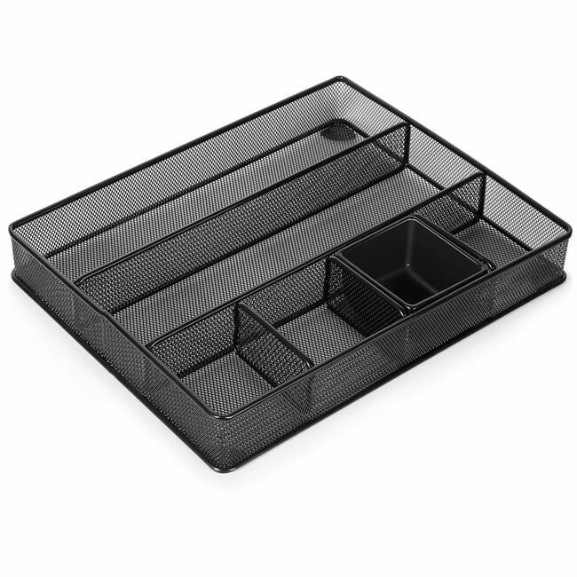 Lorell Organizer Drawer Mesh Black LLR84136CT