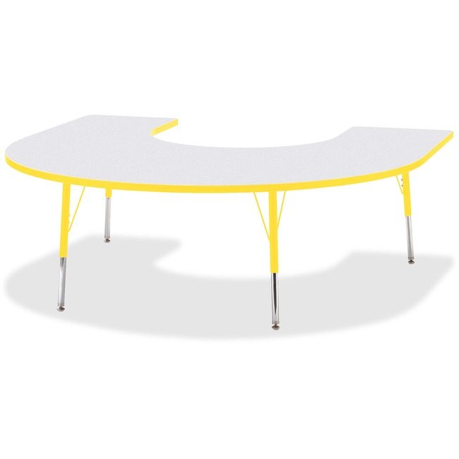 Jonti-Craft, Inc. Table Horseshoe 60X66 Gy/Yw JNT6445JCA007