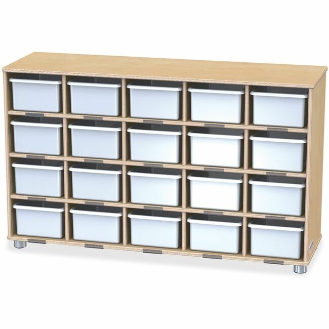 Jonti-Craft, Inc. Shelf 20 CUBBIE White Bins JNT1716JC