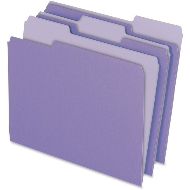 Pendaflex Folder File Letter 1/3 Lv/Ltlv PFX15213LAV