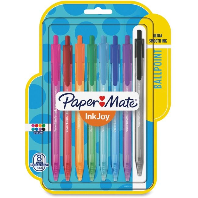 Newell Brands Paper Mate Pen Inkjoy 100RT 1.0MM 8 Pack PAP1945935