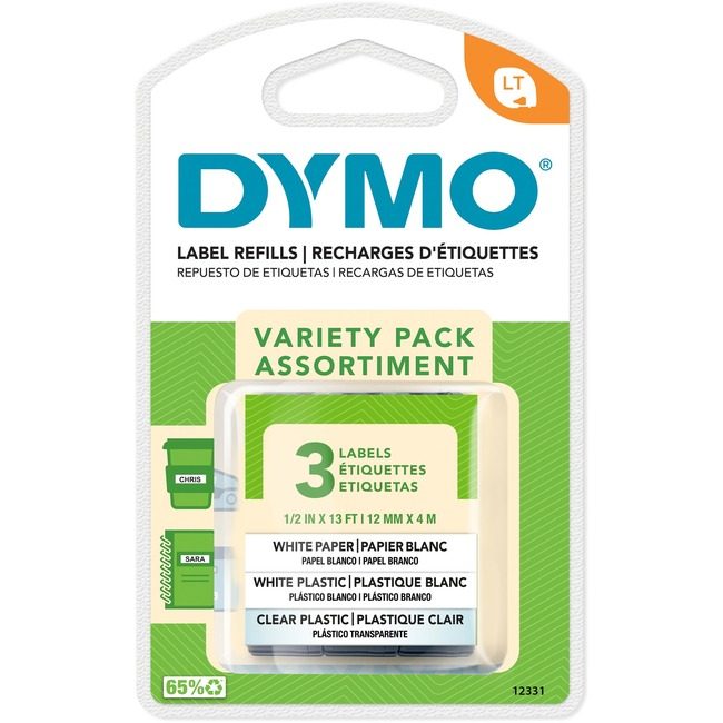 Newell Brands DYMO Tape Letra Tag Valu Pk DYM12331