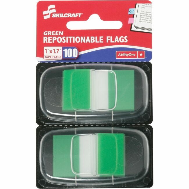 Varies / verify SKU SKU-LEVEL VERIFICATION REQUIRED Flag Note Selfstck Green 100 Pack NSN3152020