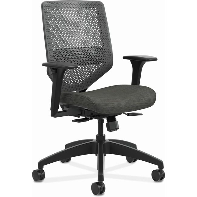 The HON Company Chair Task Mid-Back Arms Black HONSVR1ACLC10TK