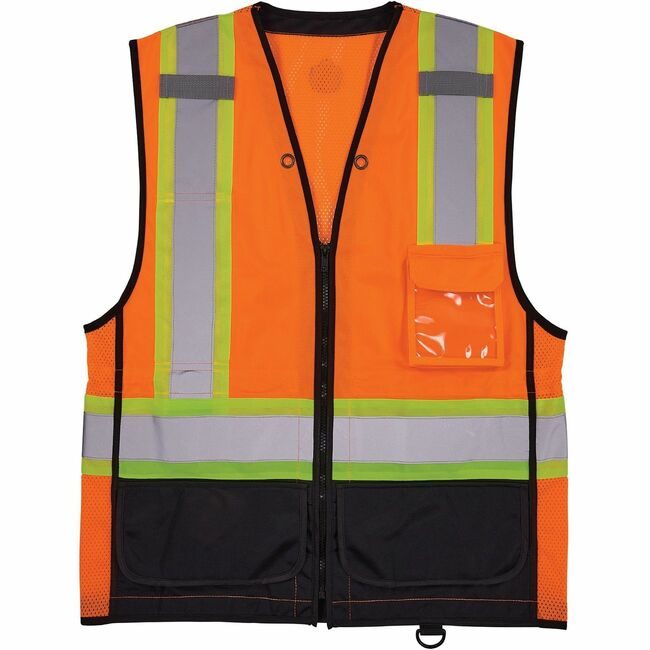 Ergodyne Vest Two-Tone Black Orng 4/5X EGO23049