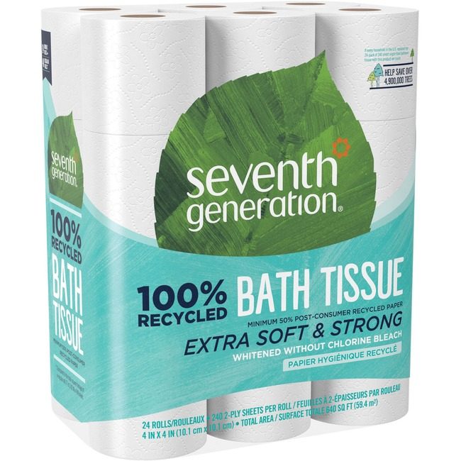 Seventh Generation Tissue Bath Recyl 24RLS SEV13738