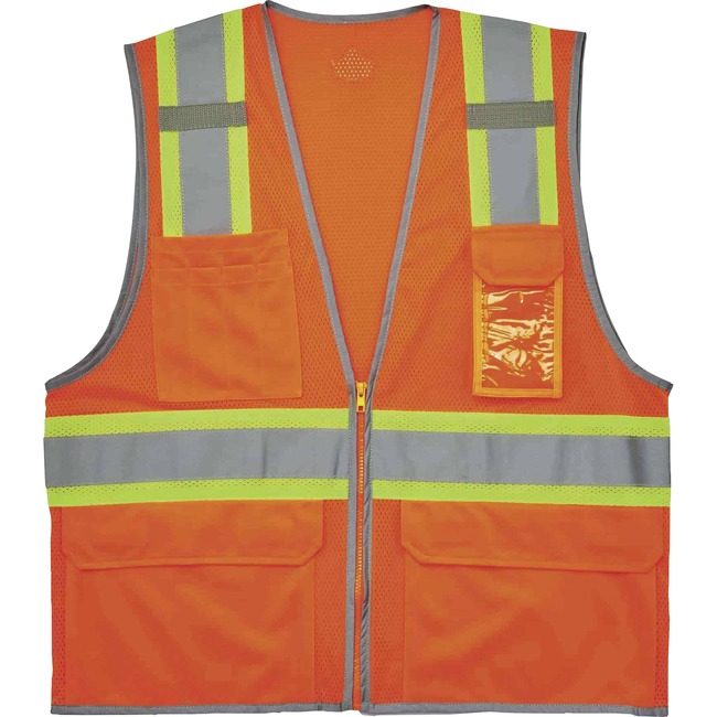 Ergodyne Vest 2-TONE Mesh L/Xl Orng EGO24135