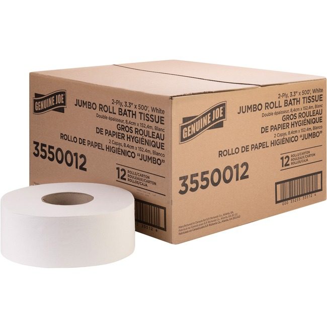 Genuine Joe Tissue Bath Jmb 2PLY 500 GJO3550012
