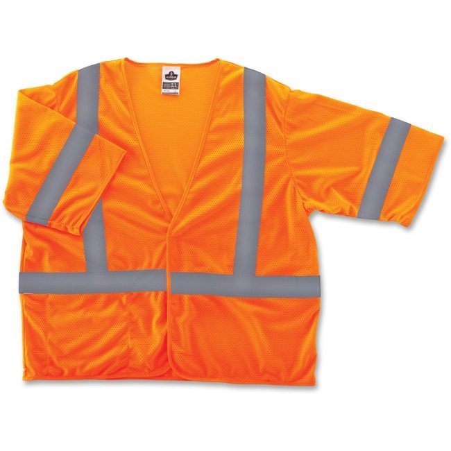 Ergodyne Vest CLASS3 Ecmy S/M Orn EGO22013
