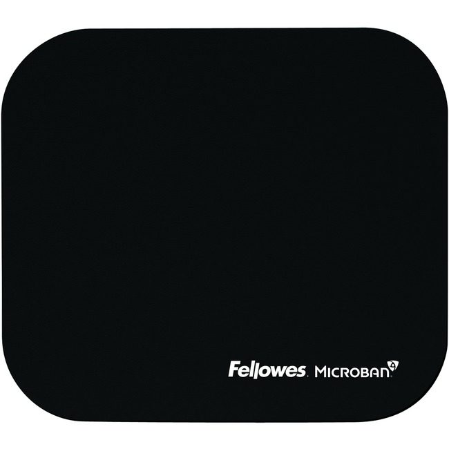 Fellowes Brands Mousepad Microban Black FEL5933901