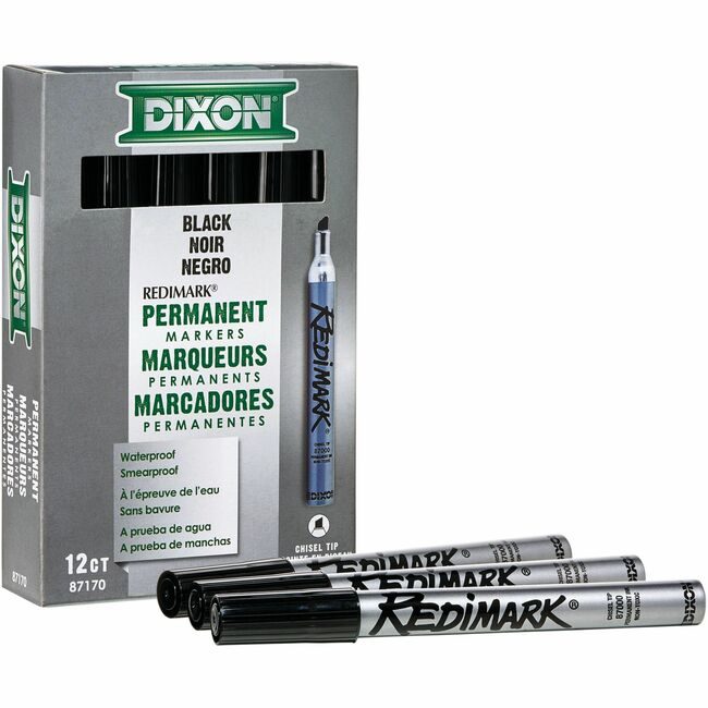 Dixon / Ticonderoga Dixon Ticonderoga Company / Marker Perm Rdimrk Chsl Black DIX87170
