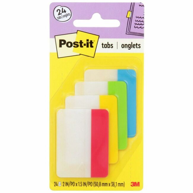 3M Company Tabs Post-It Solid 2" Prmry MMM686ALYR