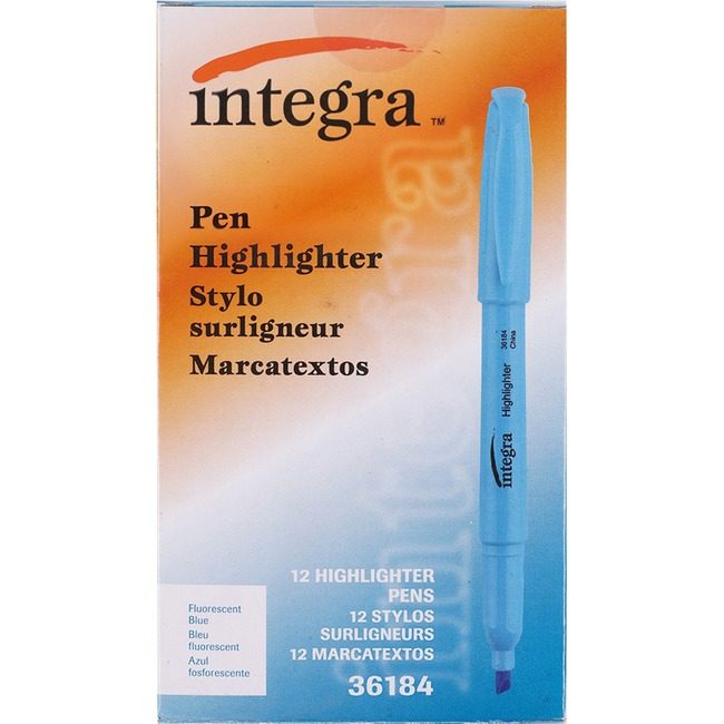 Integra Highlighter Pen Chisel Fbe ITA36184
