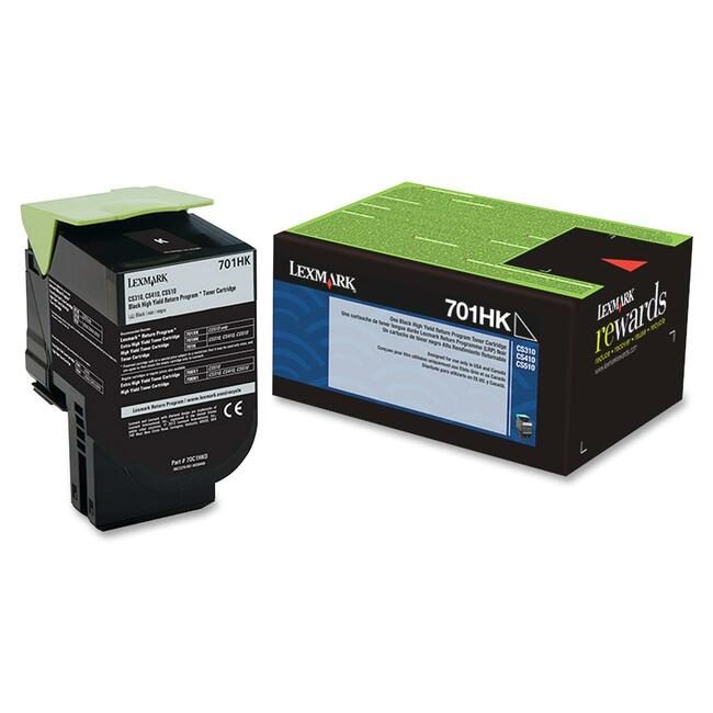 Lexmark International Crtdg Tnr Rtn P Hy Black 701HK LEX70C1HK0
