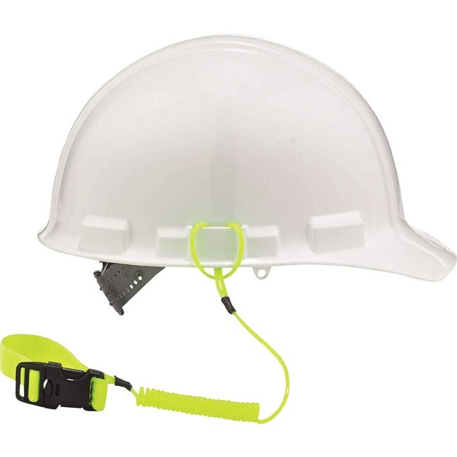 Ergodyne Tool Lanyard Coil Lime EGO19157
