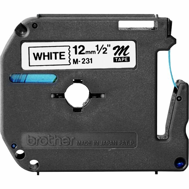 Brother International Tape Label 1/2" Bk/We BRTM231