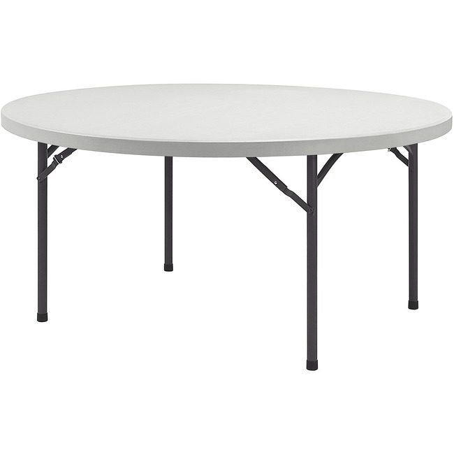 Lorell Table Blwmld 72" Round Gray LLR60325