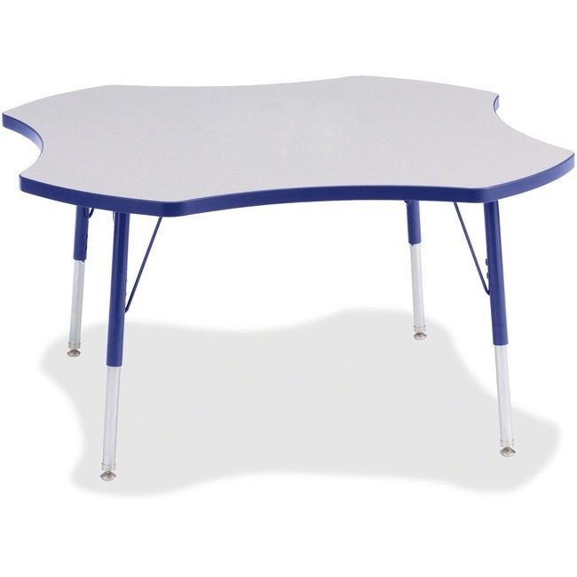 Jonti-Craft, Inc. Table Four Leaf 48" Gy/Be JNT6453JCA003