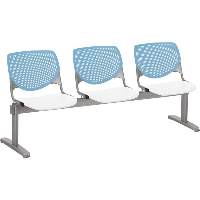 KFI Seating Beamseat 3SEAT Blue/White KFI2300BEAM3358