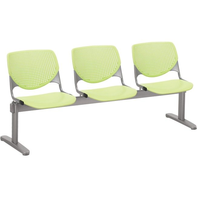 KFI Seating Beamseat 3SEAT Green/Green KFI2300BEAM3P14