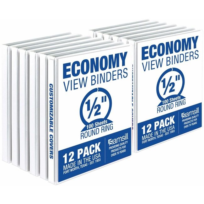 Samsill Binder View Value 1/2" Pack SAMI08517C