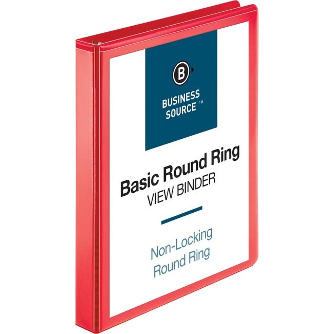 Business Source Binder View 1" Red BSN09966
