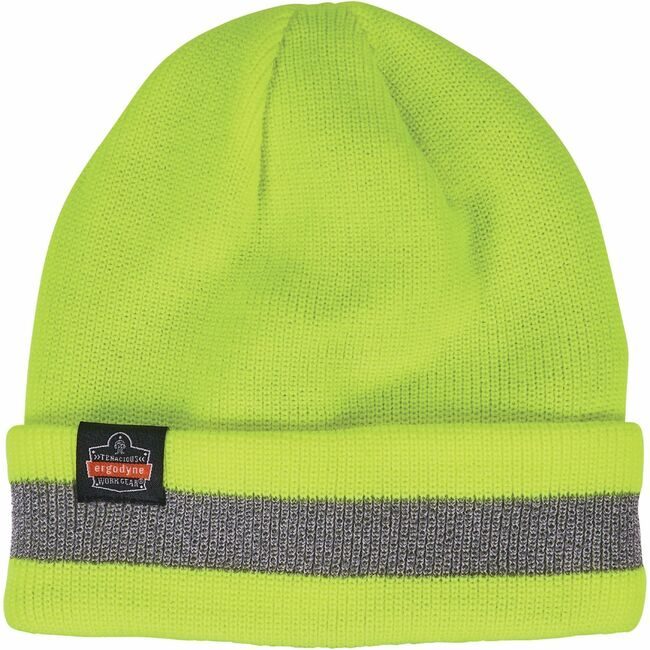 Ergodyne Hat Winter Reflective Lime EGO16864
