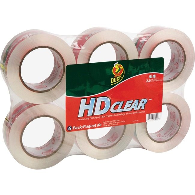 Shurtape Technologies Duck Brand Tape Pkg Crystalclear 6 Pack DUC299016