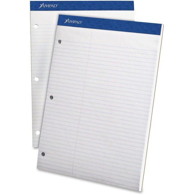 TOPS Products Pad Dual Ltr Lawrule White TOP20345