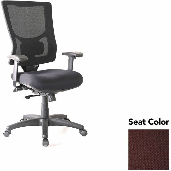 Lorell Chair Hi Sync Sldr Burgundy LLR6201564
