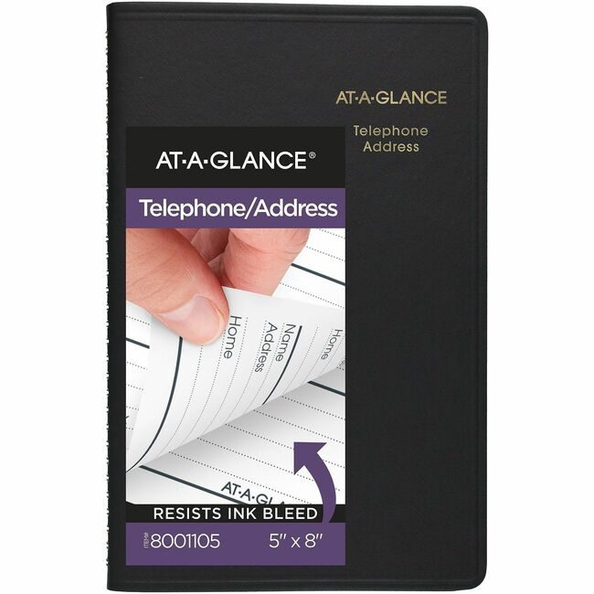 ACCO Brands AT-A-GLANCE Book Teleph/Address 5X8 AAG80-011-05