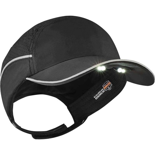 Ergodyne Bump Cap Lw W/Led Long Blck EGO23369