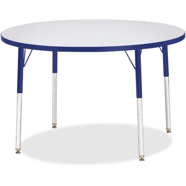 Jonti-Craft, Inc. Table Activity 42"RND Gy/Be JNT6468JCA003