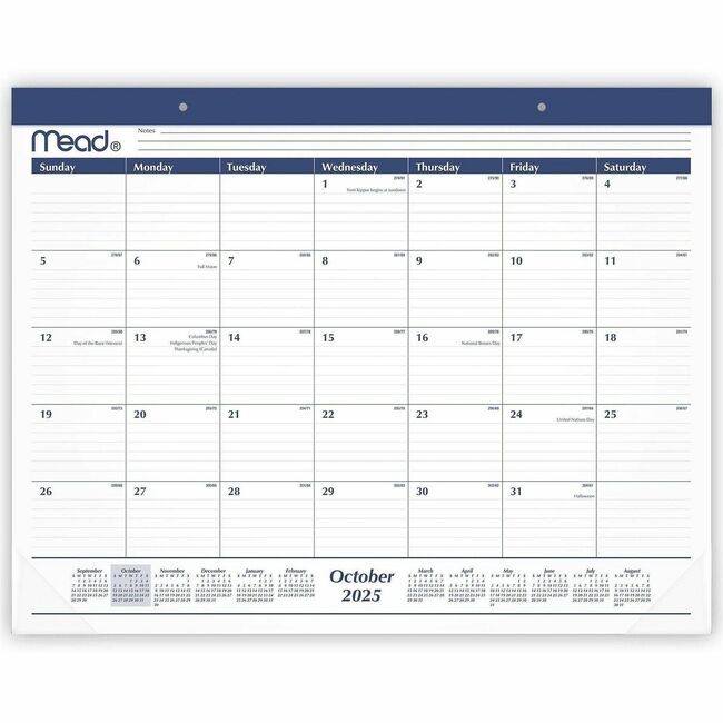 ACCO Brands AT-A-GLANCE Deskpad Basic Mo Standard Black AAGCRM92020