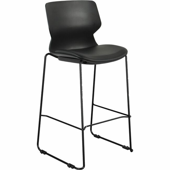 Lorell Chair Shell Uphol Sled Bistro LLR62601