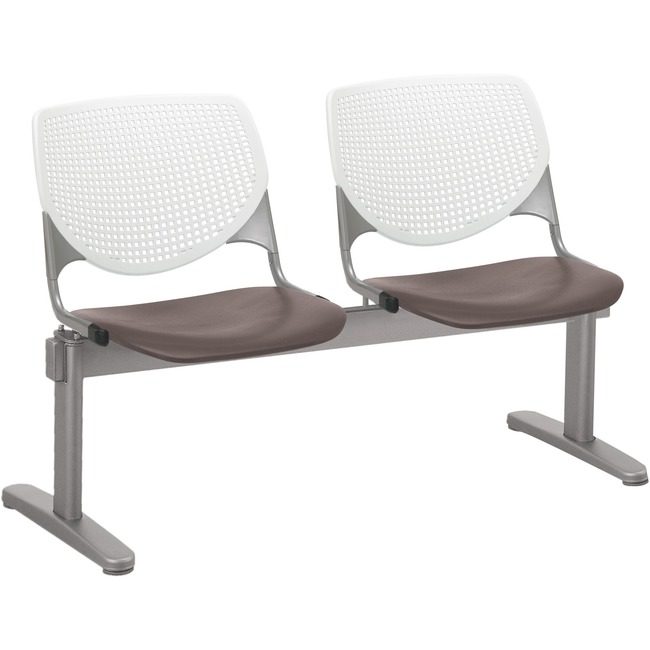 KFI Seating Beamseat 2SEAT White/Brown KFI2300BEAM2818