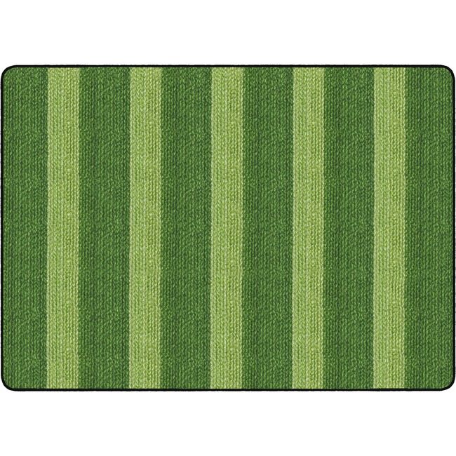 Flagship Carpets Rug Classroom Stripes Green FCIFA100732FS