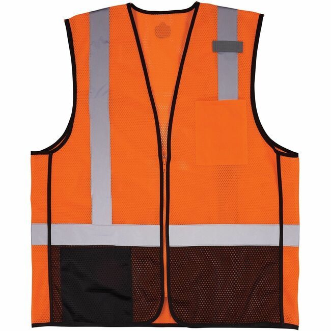 Ergodyne Vest Safety Black Orng S/M EGO23023