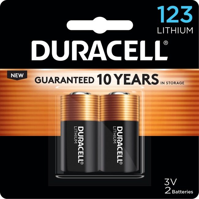 Duracell Battery Spec 2 PK DURDL123AB2CT