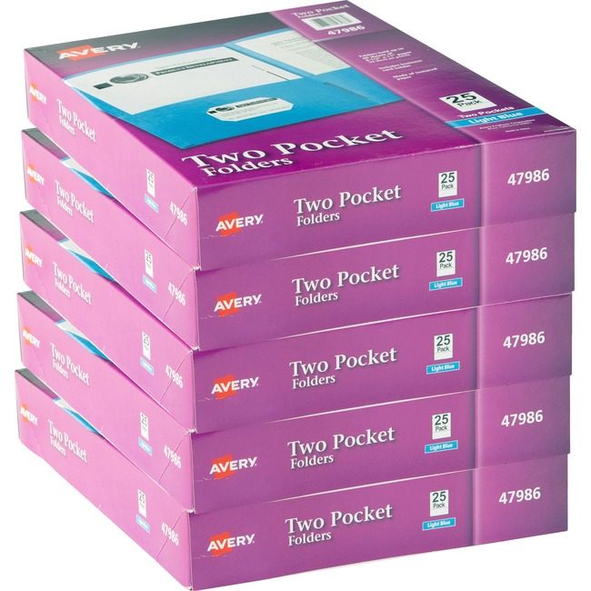 Avery Products Corporation Folder 2-POCKET Letter Lbe AVE47986CT