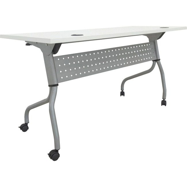 Lorell Table Trn Flip 60X24 Sl/We LLR60744