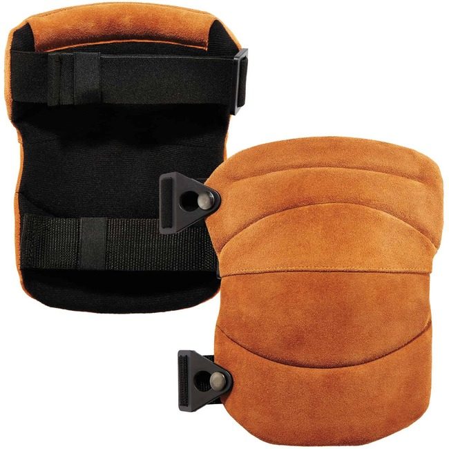 Ergodyne Knee Pads Leather-Wide Cap EGO18232