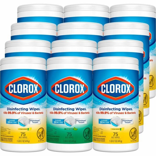 CloroxPro / Clorox The Clorox Company CloroxPro / Wipe Dnsfct Multi Pk 3EA/PK CLO30208BD