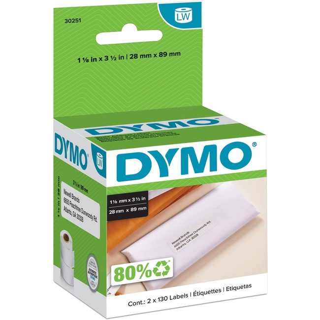 Newell Brands DYMO Label Add We 130 RL 2 DYM30251